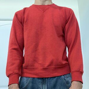 Bright Red Vintage Crewneck | Russell Athletic | Quick Shipping